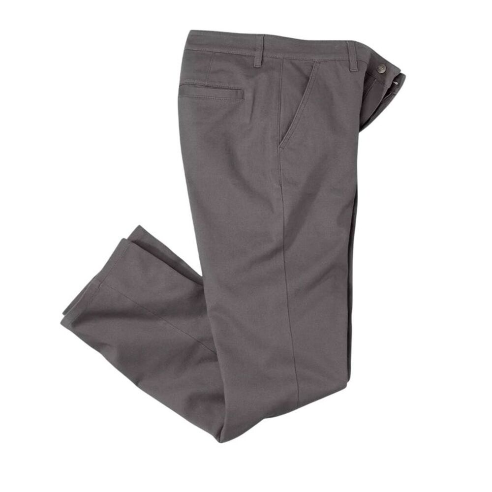 Atlas For Men Mens Straight Leg Chinos / Gray